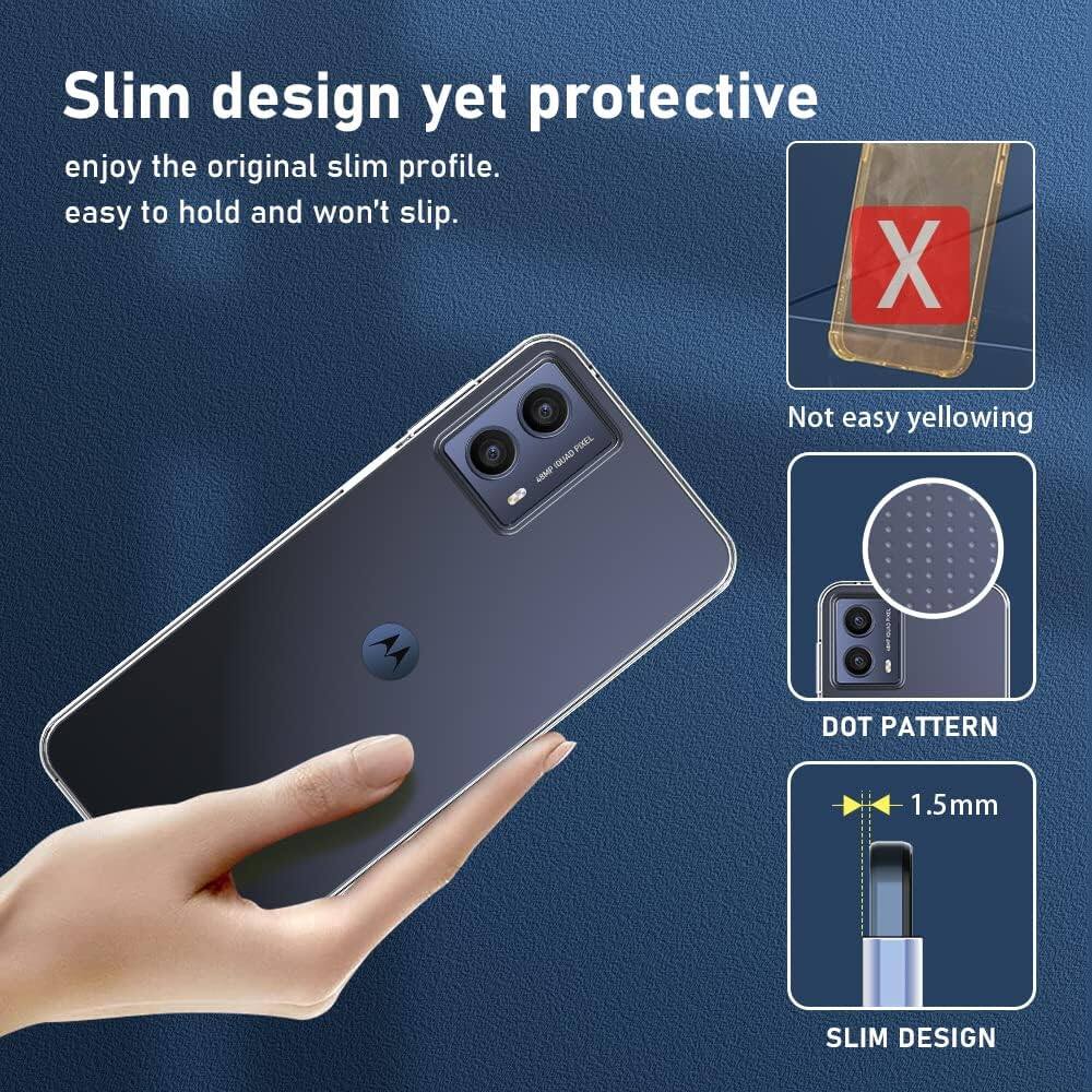Slim design yet protective, enjoy the original slim profile. easy to hold and won't slip. Not easy yellowing, DOT PATTERN, 1.5mm, SLIM DESIGN.