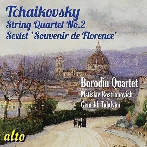 Tchaikovsky  
String Quartet No.2  
Sextet 'Souvenir de Florence'  

Borodin Quartet  
Mstislav Rostropovich  
Genrikh Talalyan  

alto