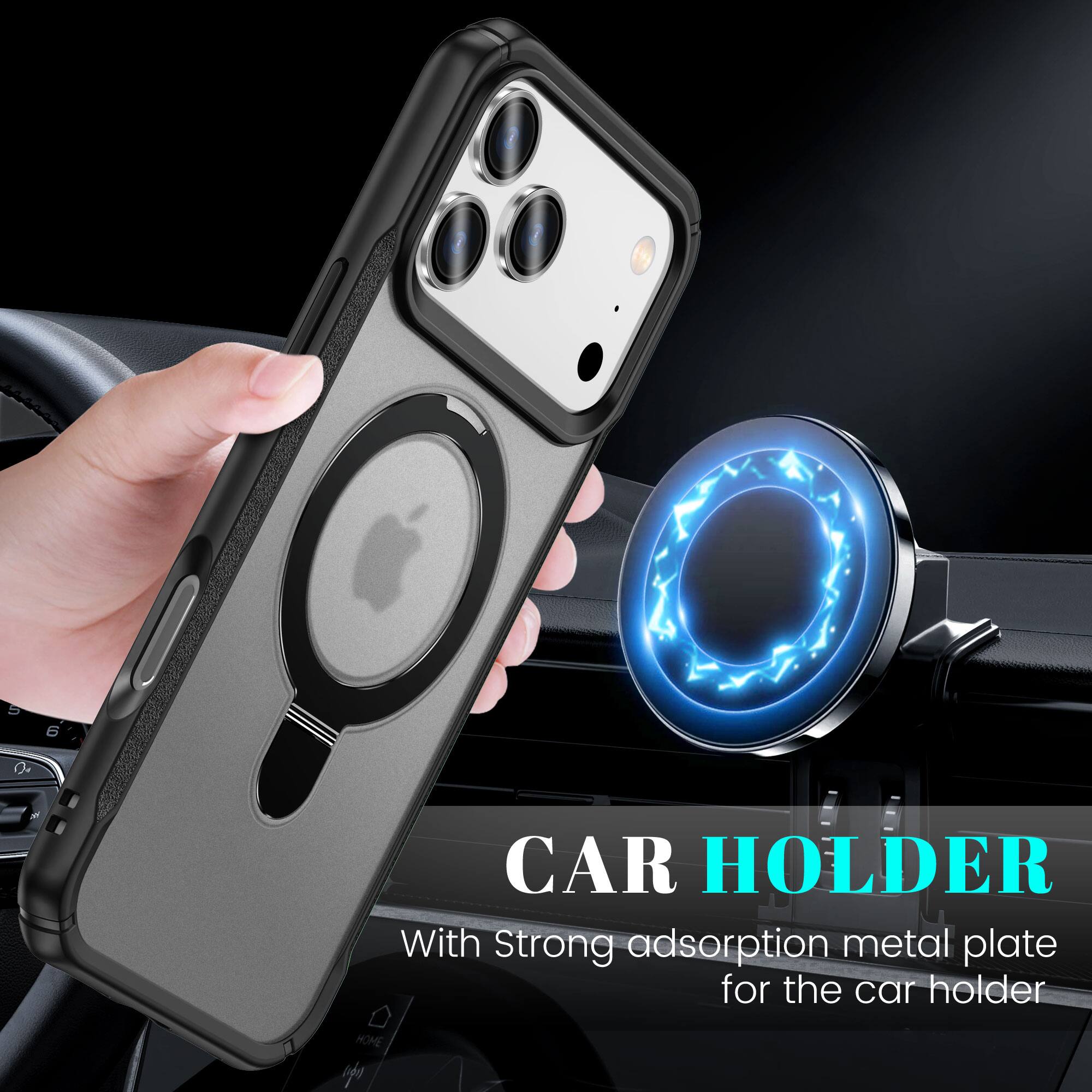 CAR HOLDER  
With Strong adsorption metal plate for the car holder
