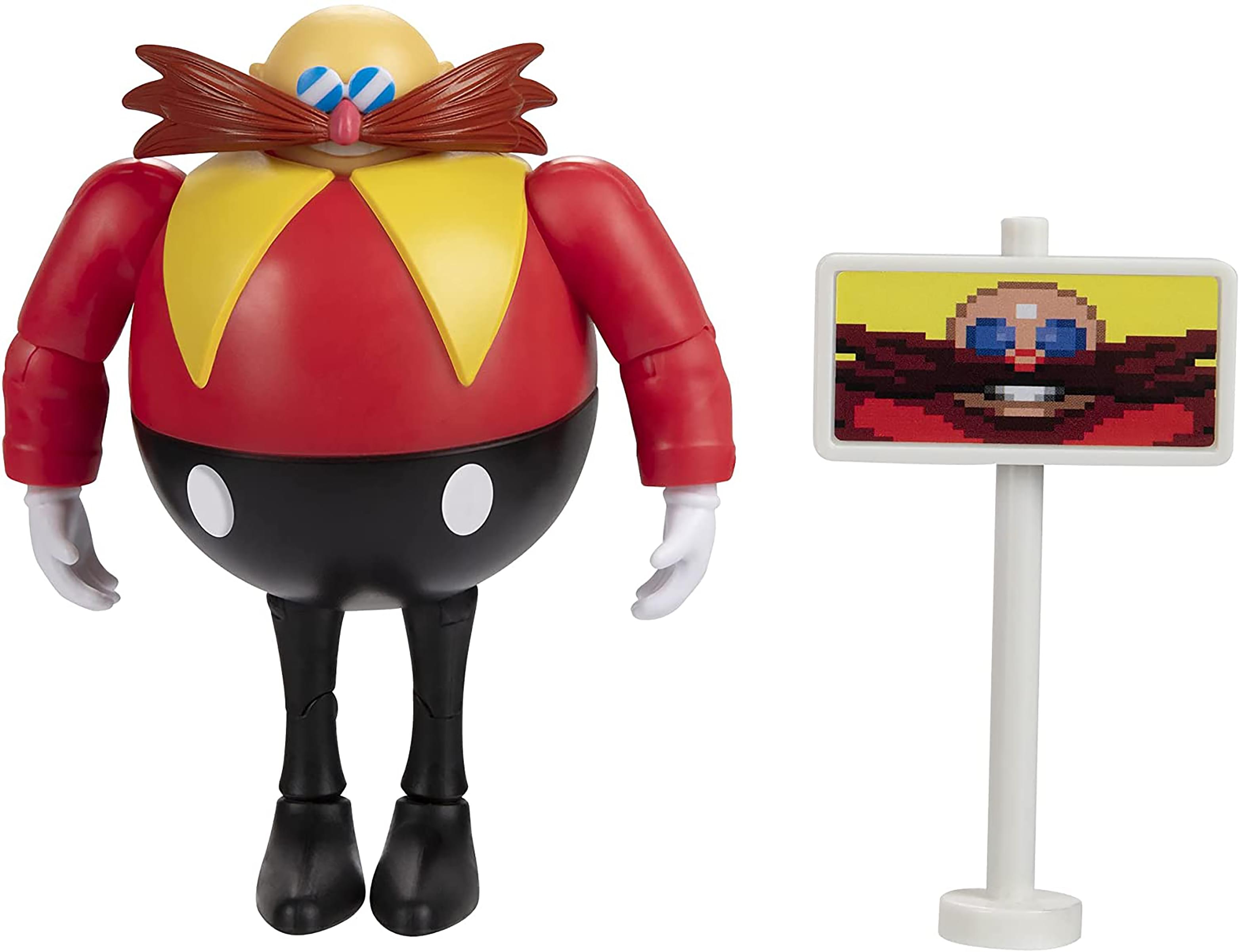 Jakks Pacific - Sonic the Hedgehog 4 Inch Figure | Classic Eggman - Red