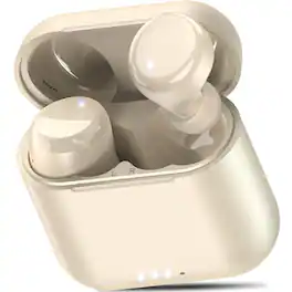 TOZO - Bluetooth Wireless Earbuds - OrigX 2.0 Technology - Clear Mids & Crisp Trebles, 50H, Wireless Charging, APP-32EQ, IPX8 - Champagne