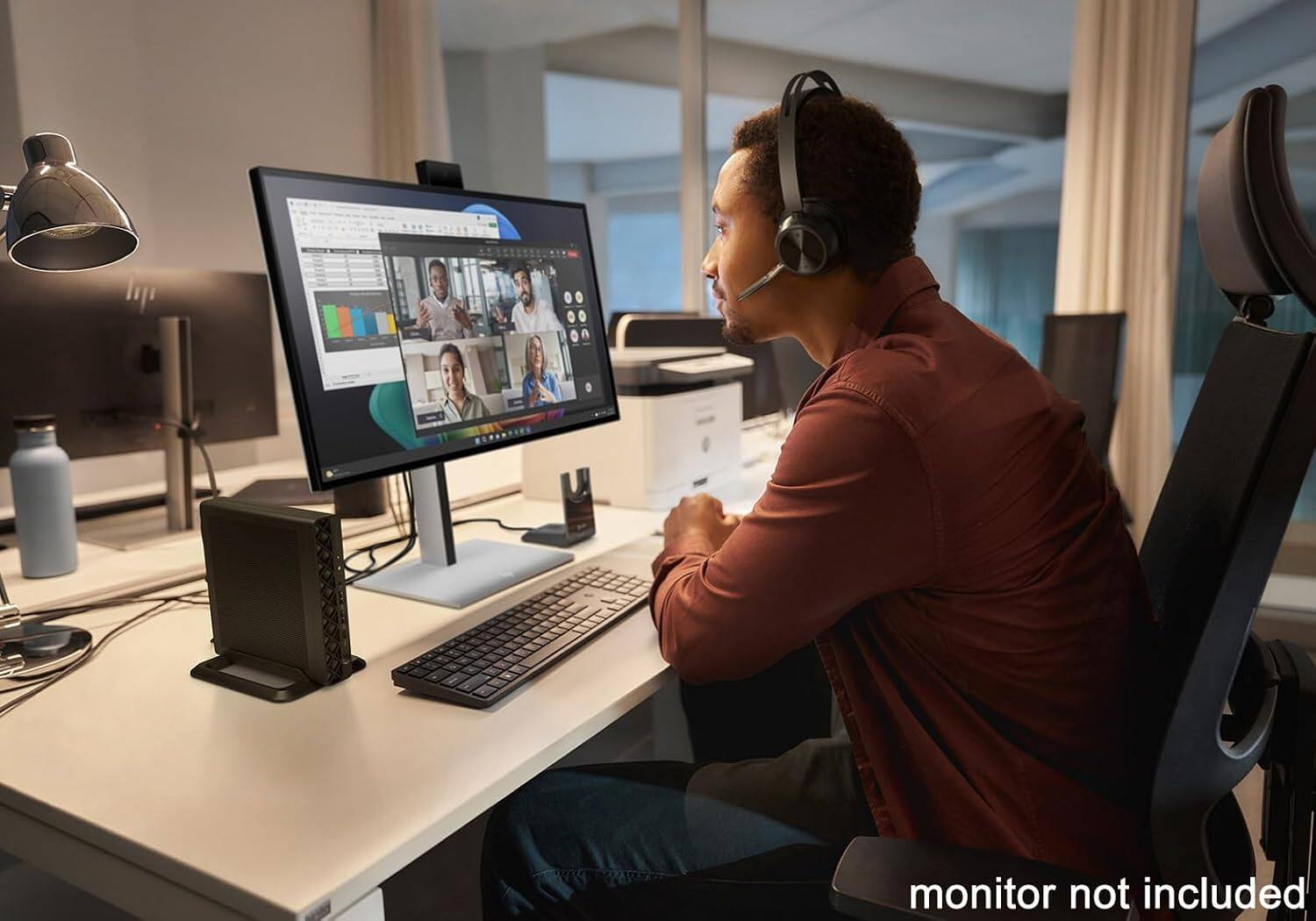 monitor not included