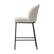 Alt View 11. CorLiving - Luxury Boucle Counter Height Bar Stools (Set of 2) - White.
