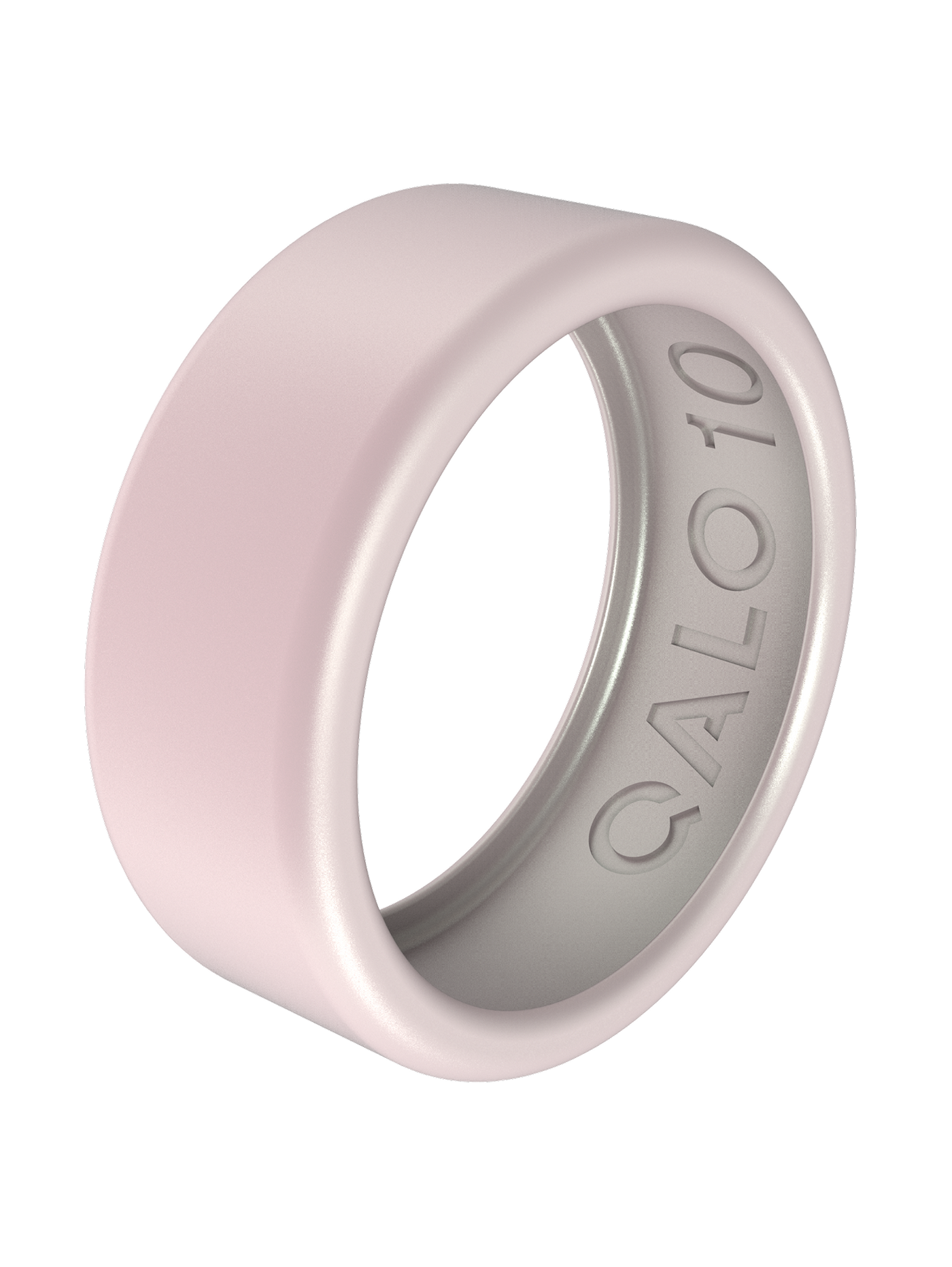 Left. QALO - Unisex QRNT SLIM 3pk Pearl Covers Size 07 - Pearl.