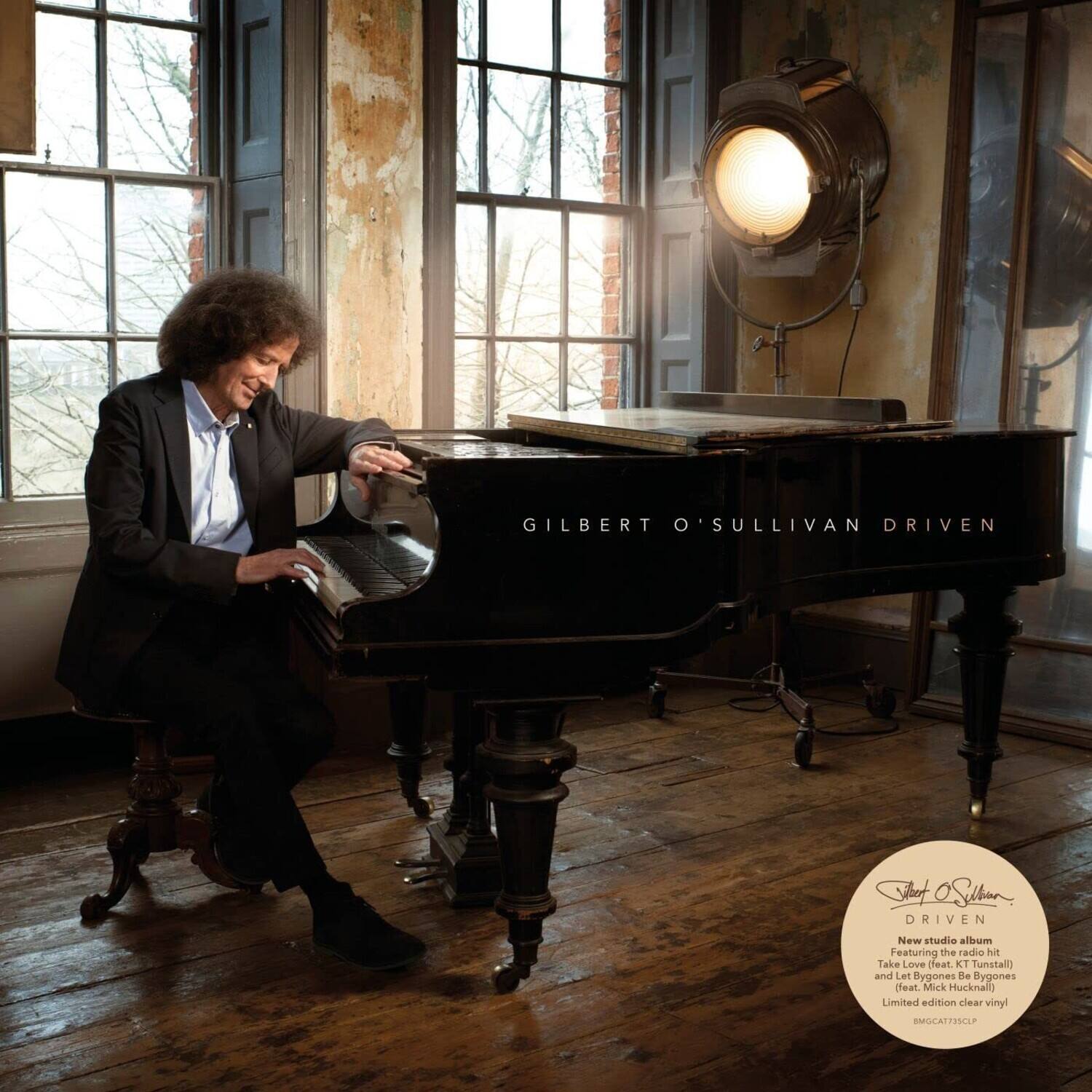 GILBERT O'SULLIVAN DRIVEN

New studio album  
Featuring the radio hit  
Take Love (feat. KT Tunstall)  
and Let Bygones Be Bygones (feat. Mick Hucknall)  
Limited edition clear vinyl!  
BMGCAT735CLP