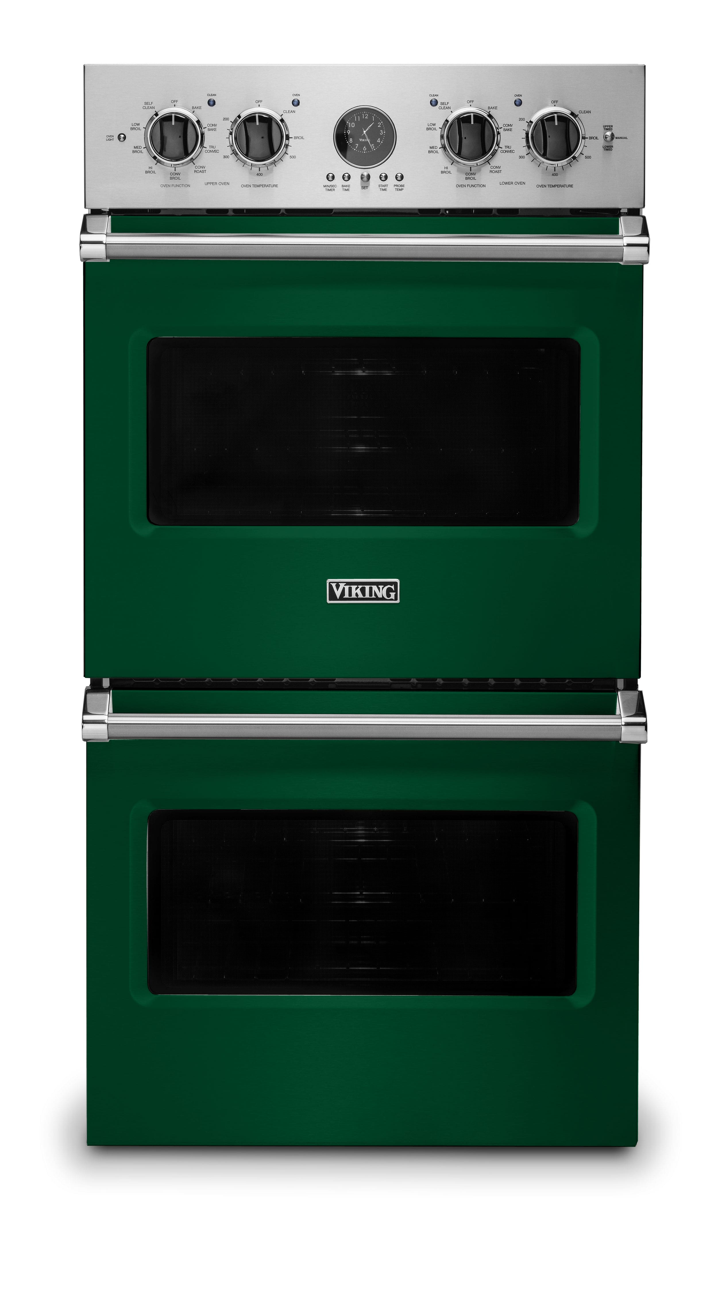 Viking - 27"Premiere Electric Double Oven - Ivy - Front_Zoom