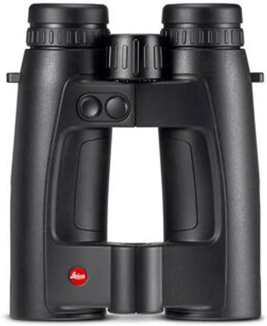 Front. Leica - LEICA Geovid 10x42 Pro Rugged Compact Ergonomic Hunting Rangefinder Binoculars - Black.