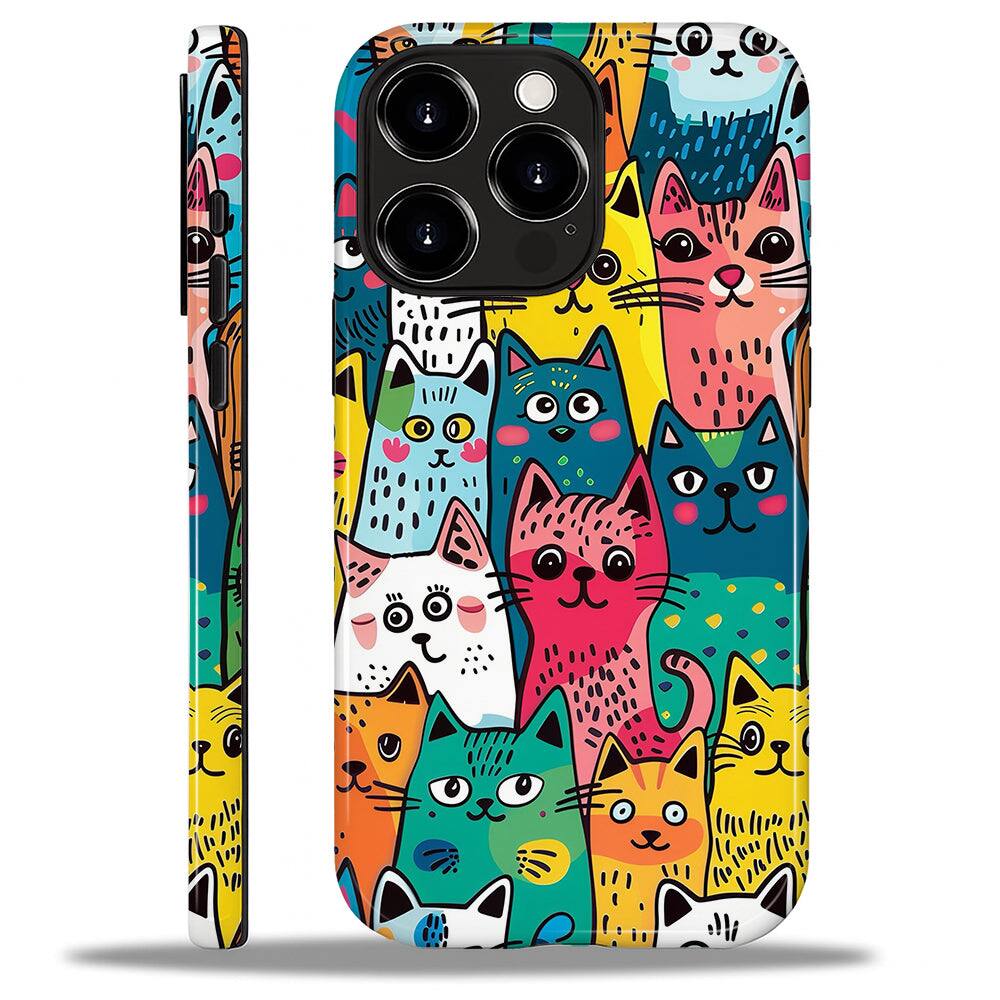 Cat Friends Parade for iPhone 15 Pro Max