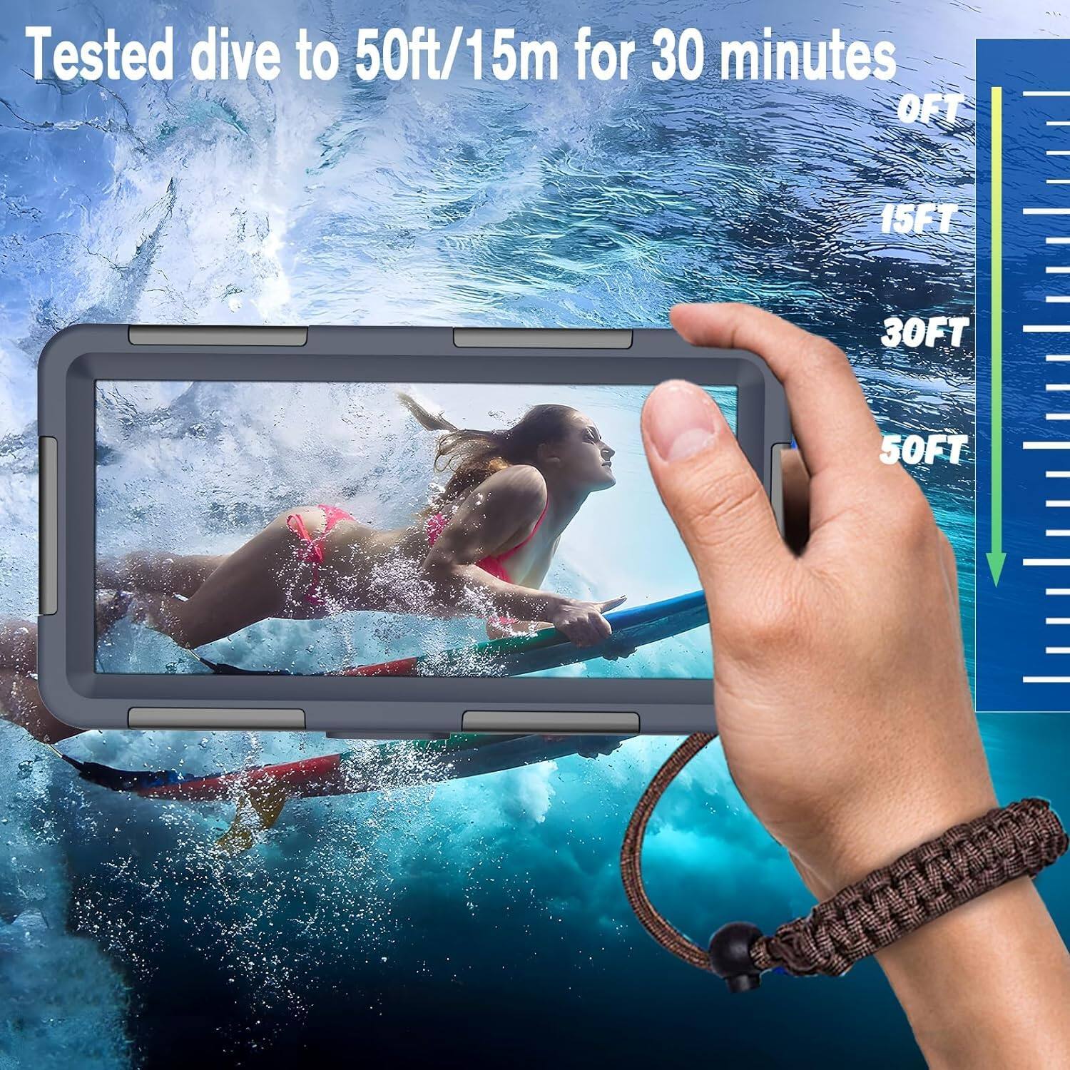 METALTON Underwater Snorkeling Diving Phone Case For Series Galaxy S24 ...
