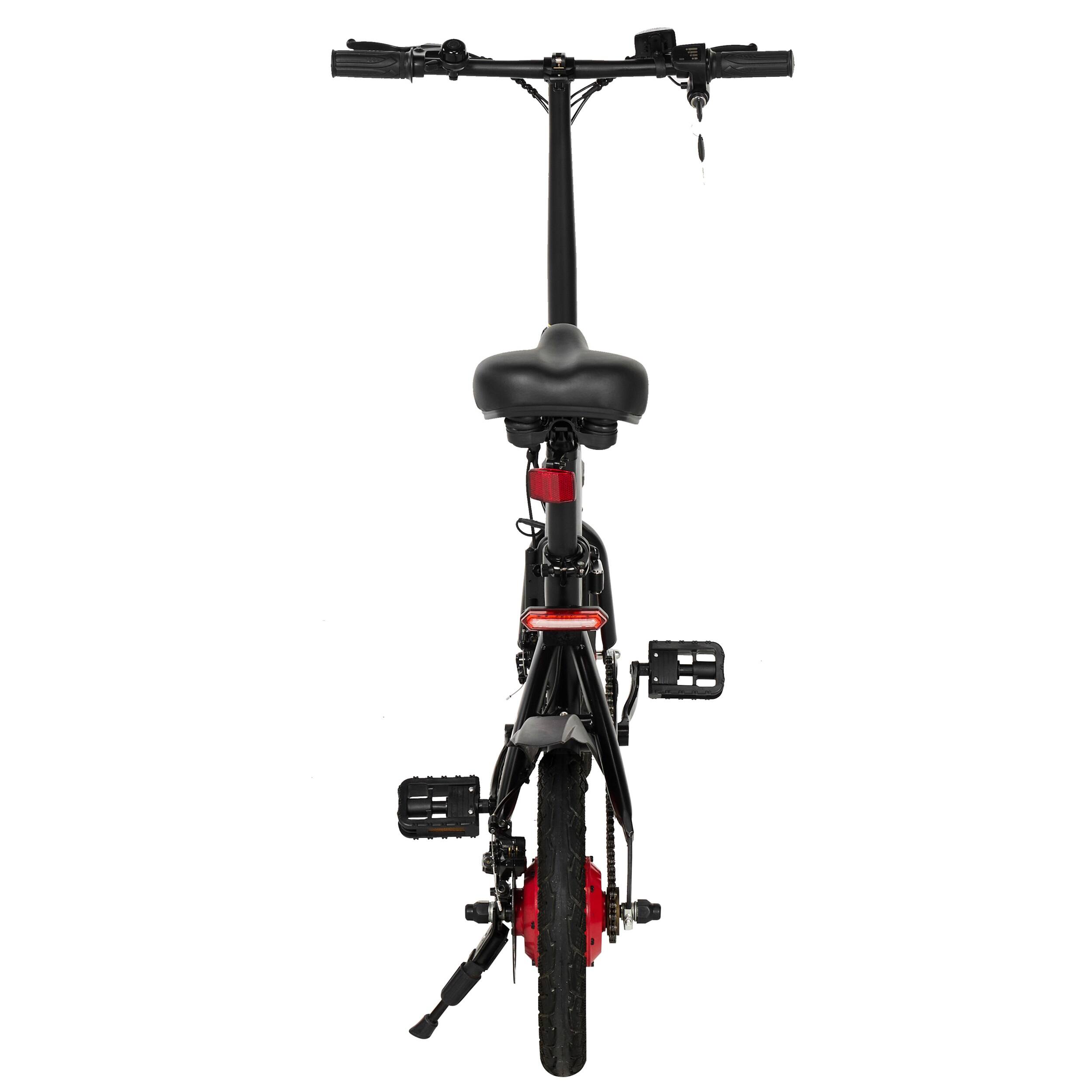 Alt View 6. GoPowerBike - GoPowerBike GoBlitz Compact Lightweight Foldable Adult Mini E-Bike | Black - Black.