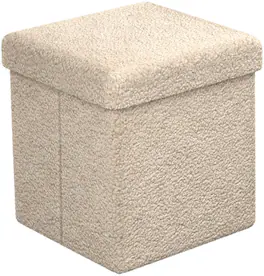 Sorbus - TEDDY FABRIC OTTOMANS - Beige