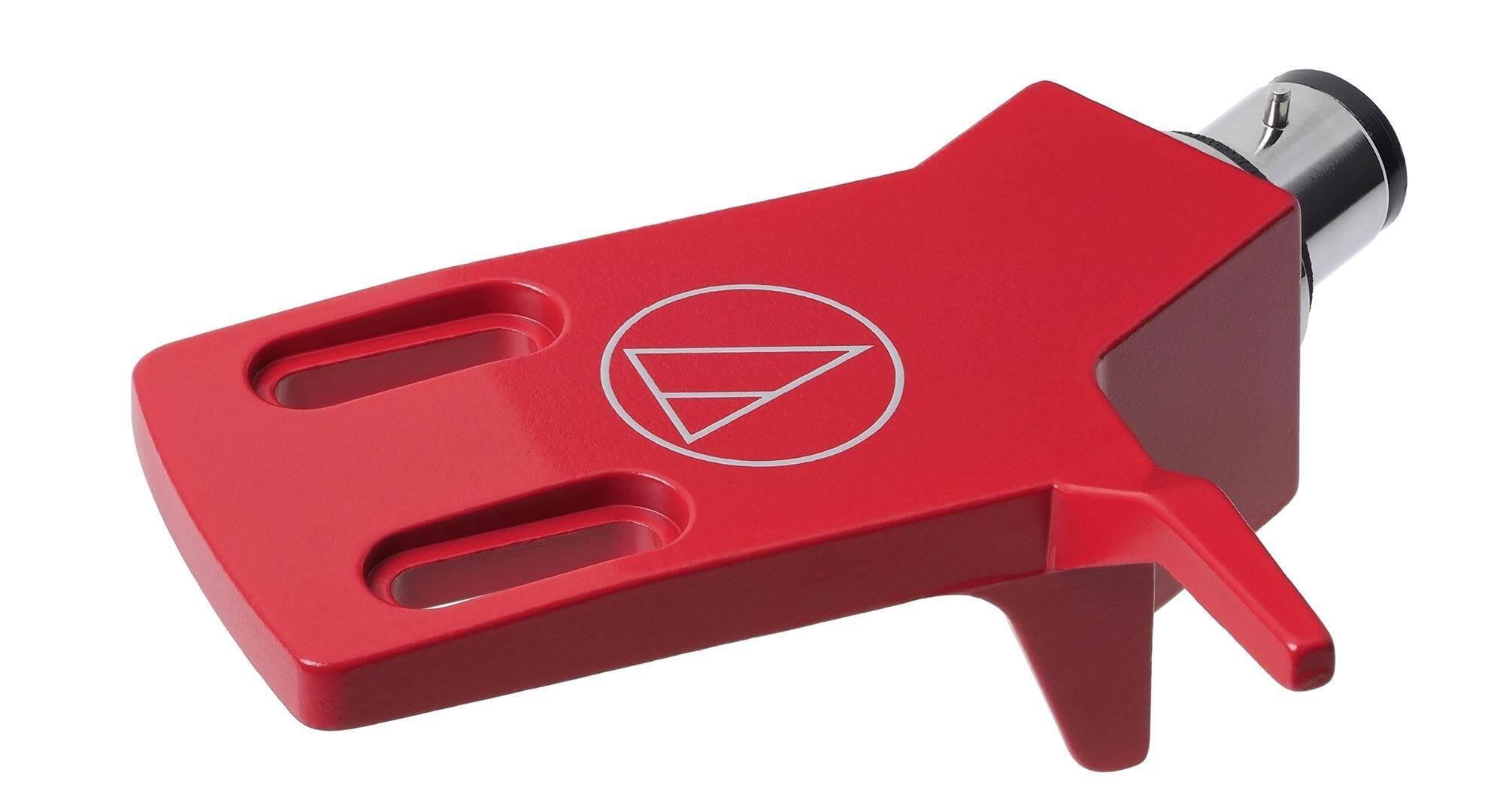 Front. Audio-Technica - ATHS3 Angled Phono Headshell - Red.