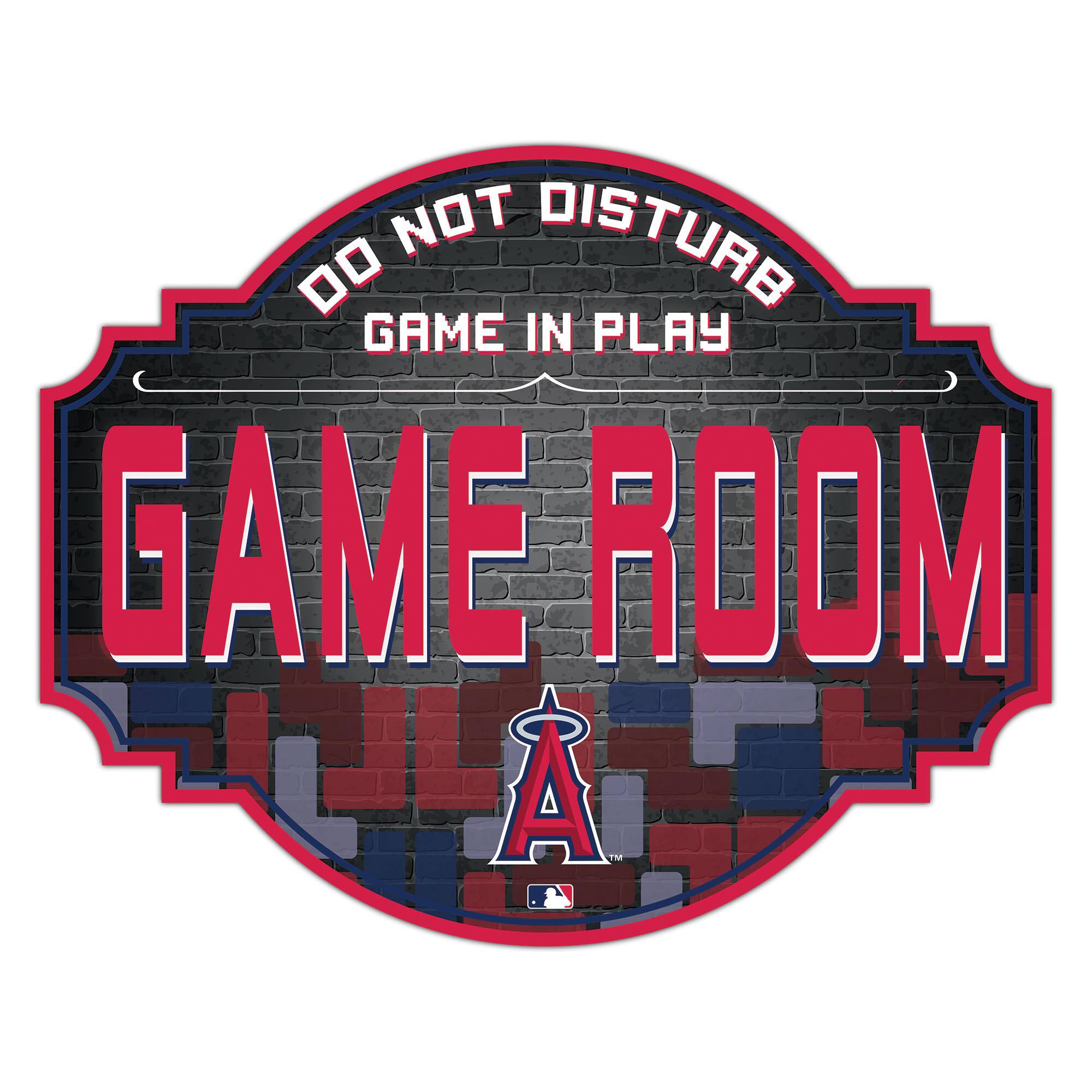 Los Angeles Angels 12'' Game Room Tavern Sign