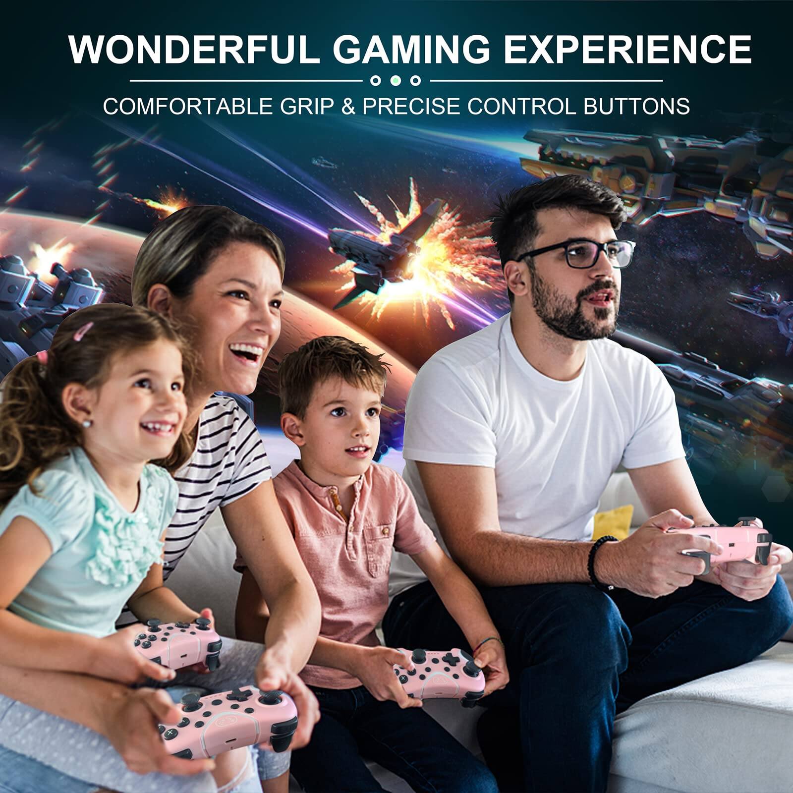 WONDERFUL GAMING EXPERIENCE  
COMFORTABLE GRIP & PRECISE CONTROL BUTTONS