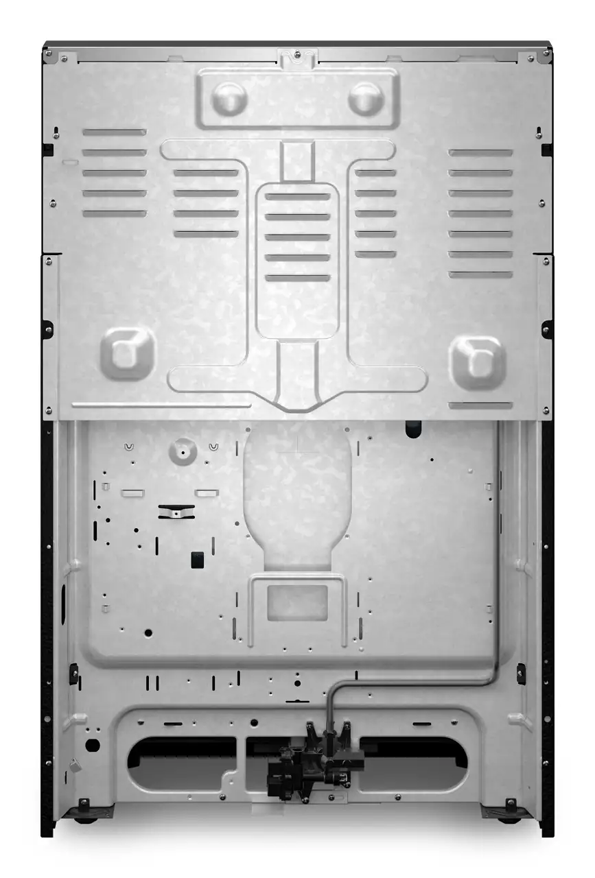 Back. Maytag - 5.0 Cu. Ft. Freestanding Gas Range With No Preheat Air Fry and Air Baking - Stainless Steel.