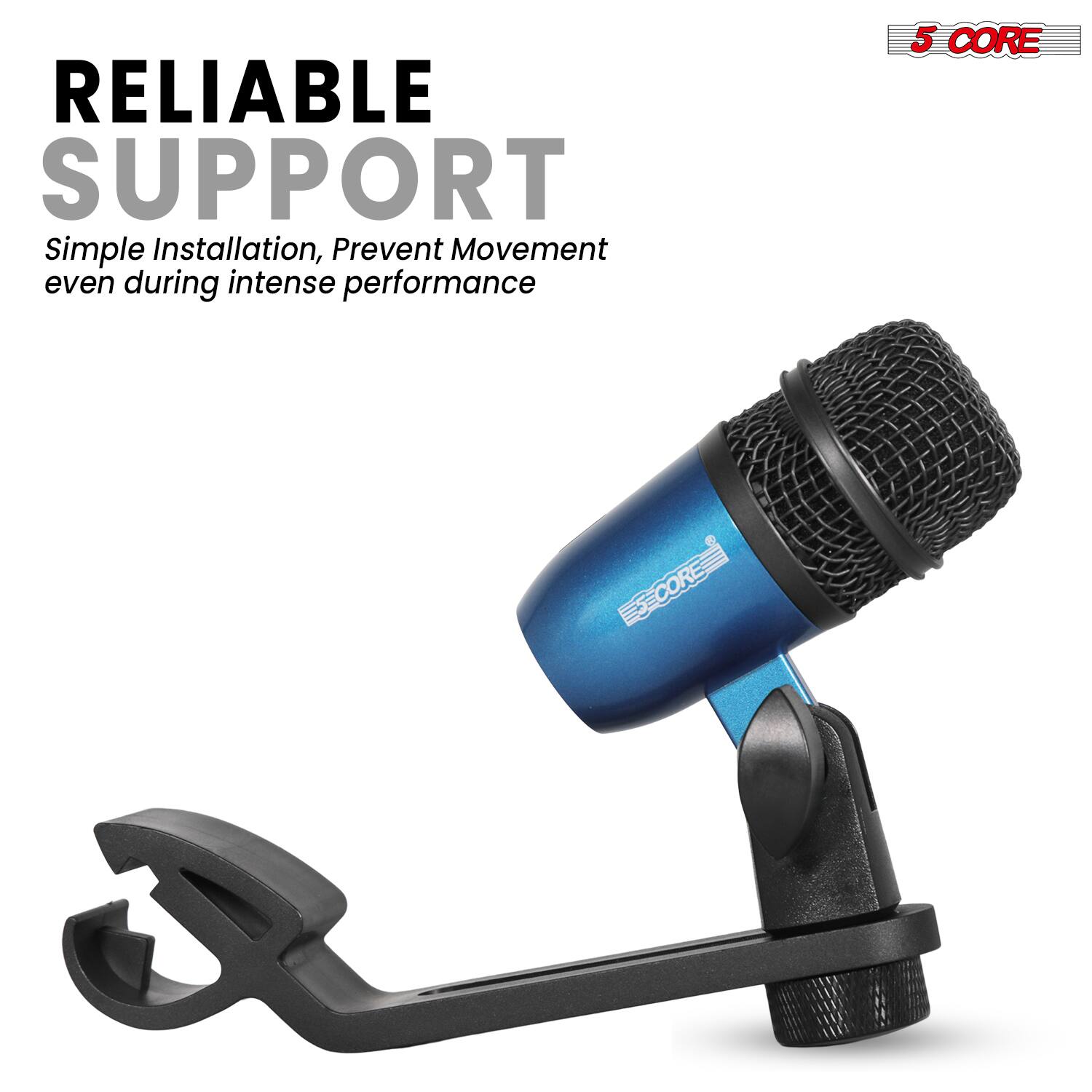 RELIABLE SUPPORT  
Simple Installation, Prevent Movement even during intense performance  

5 CORE