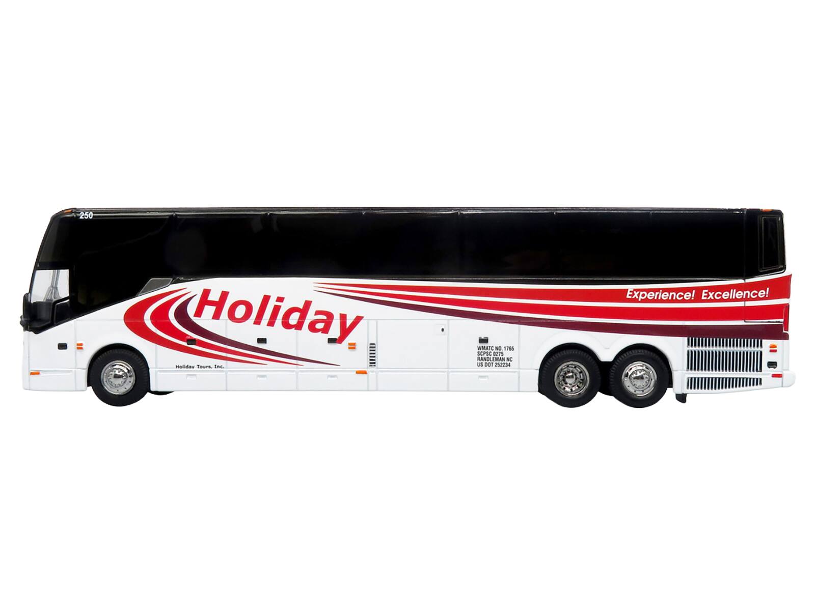 250 Holiday Tours Inc.  
Experience! Excellence!  
WMATC No. 1785  
Randi Leman Inc.  
US DOT 252234