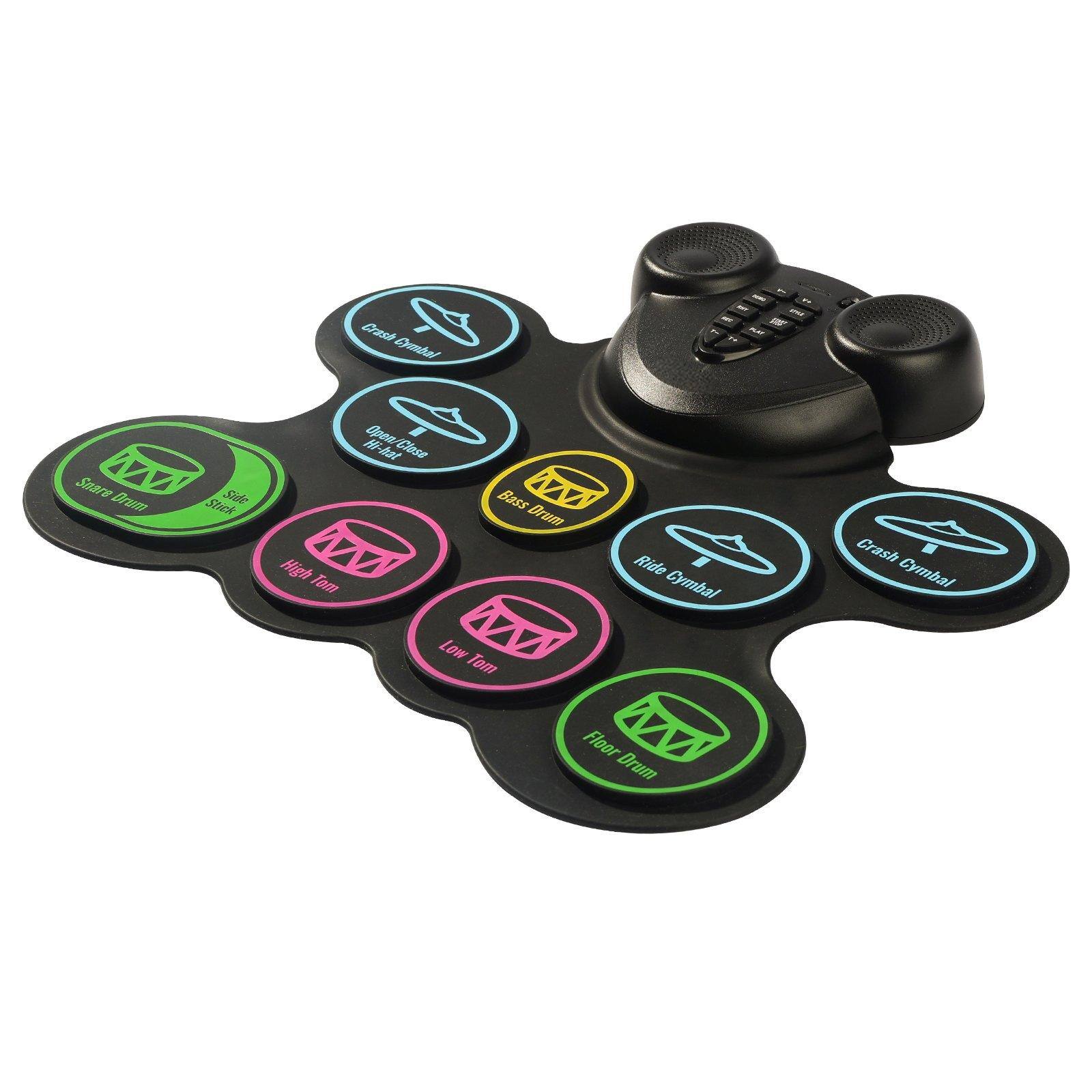 Sure, here is the corrected and grouped text:

- Snare Drum
- High Tom
- Low Tom
- Floor Drum
- Ride Cymbal
- Crash Cymbal
- Hi-hat
- Bass Drum
- Brem
- Sude Stock
- Dunbal P
- F o L LF 1