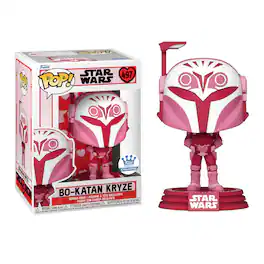 Funko - Star Wars Valentines POP Vinyl Figure | Bo-Katan Kryze - Pink