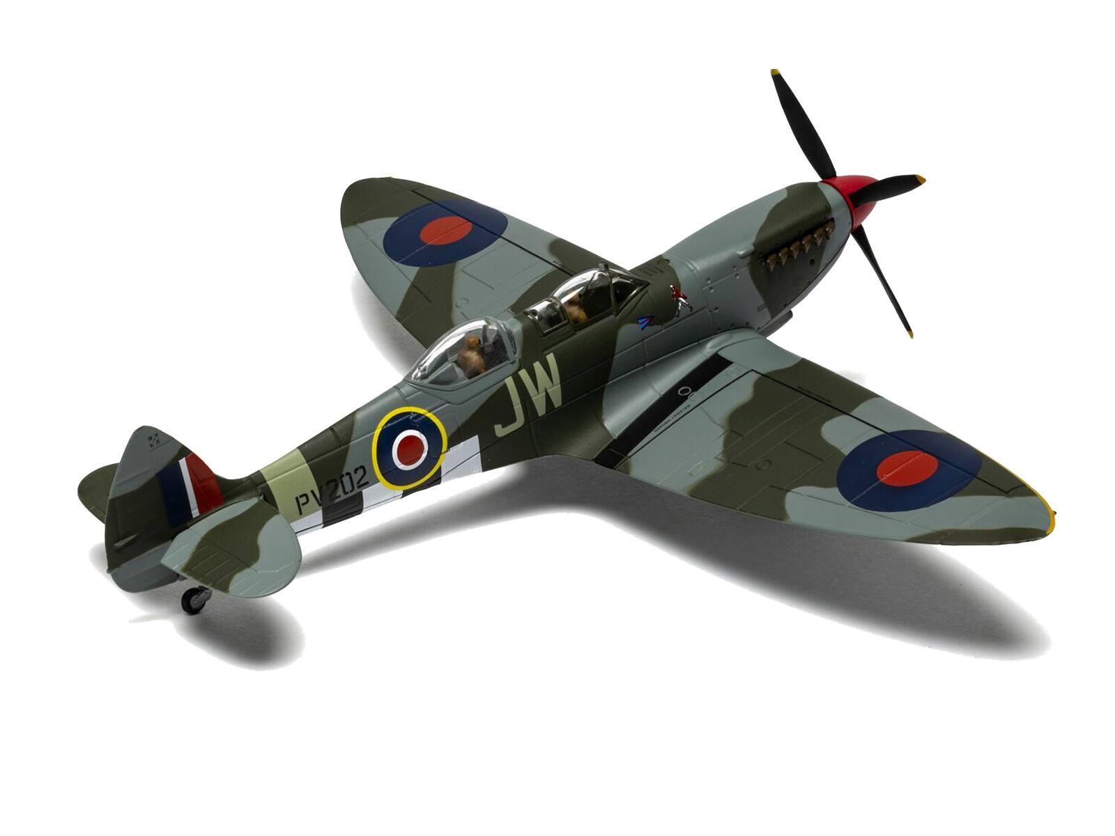 Angle. Corgi - Supermarine Spitfire T.9 "PV202 Aerial Collective Duxford Airfield" RAF Aviation Archive Series 1/72 - Multi.