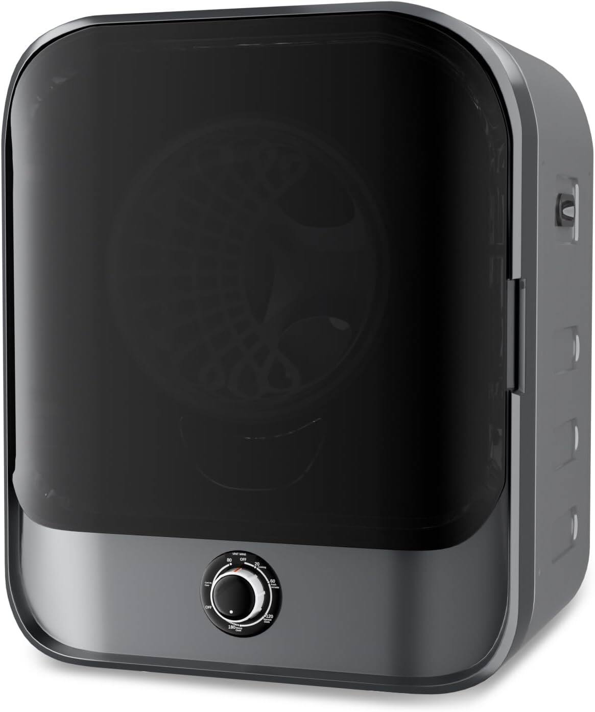 Front. Circus Cirle - 2.6 Cu.Ft. Portable Dryer for Laundry - Black.