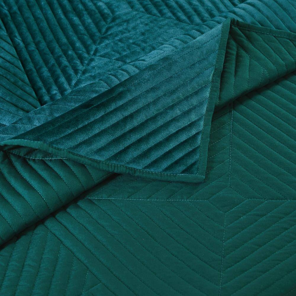 Alt View 3. Barefoot Bungalow - Greenland Home Fashions Barefoot Bungalow Riviera Velvet Accessory Throw - 50x60", Teal - Teal.