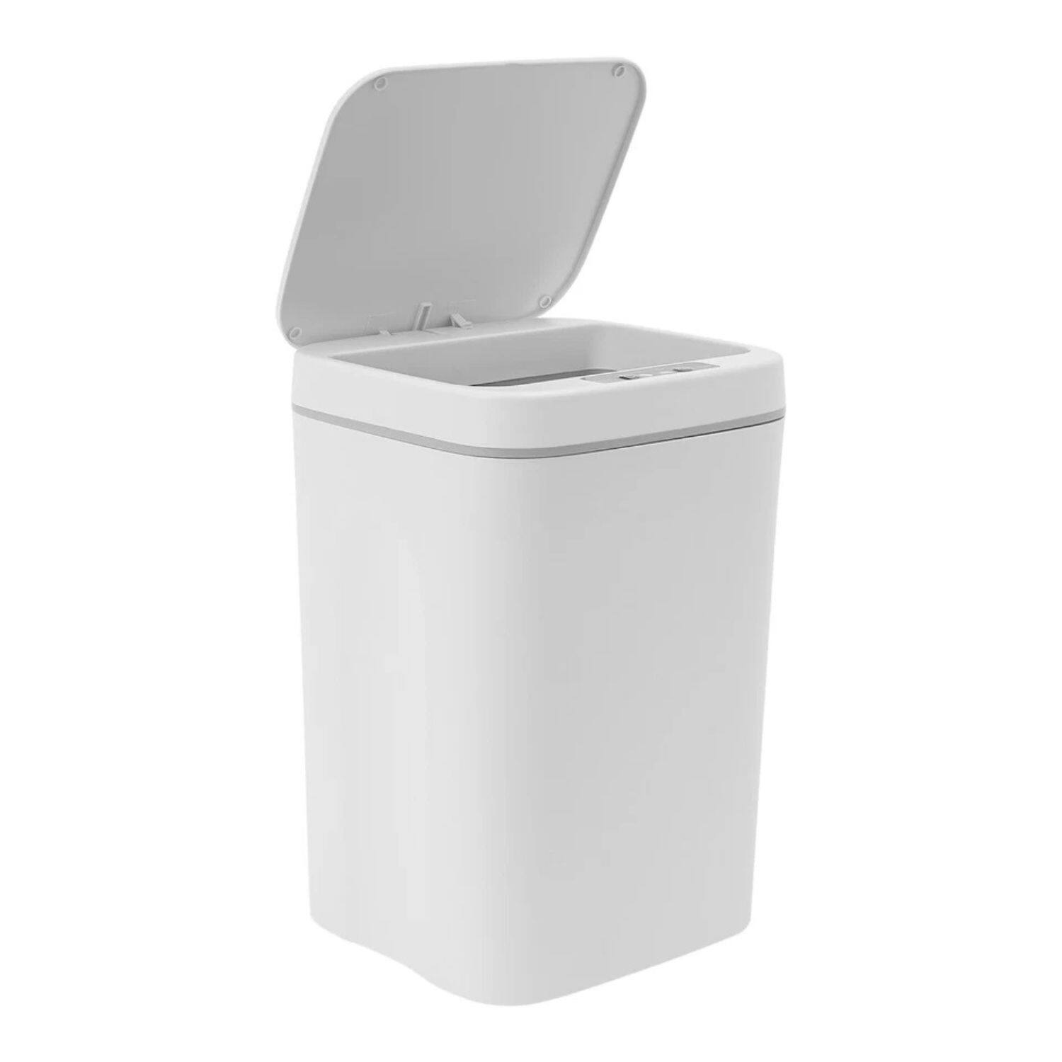 Alt View 1. Home Collection - 16L Smart Touchless Trash Can – Automatic Sensor Waste Bin for Kitchen & Office (White).