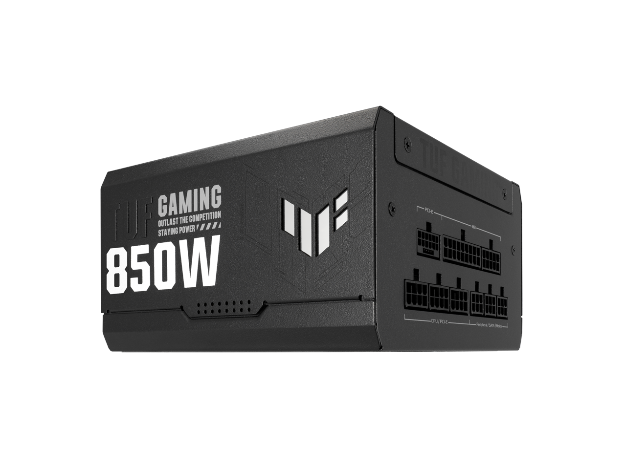 GAMING  
OUTLAST THE COMPETITION  
STAYING POWER  
850W  

CPU/POE  
Peripherals/SATA/Mother