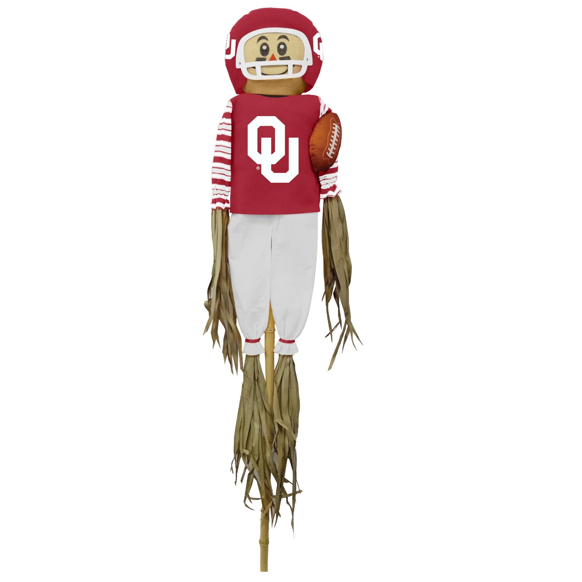 Front. Sporticulture - Oklahoma Sooners Team Pride Scarecrow - Multicolor.