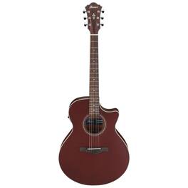 Ibanez - AE100BUF Grand Auditorium Acoustic-Electric Guitar Burgundy Flat