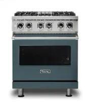 Viking - 30-Inch Dual Fuel Freestanding Range - Squall - Front_Zoom