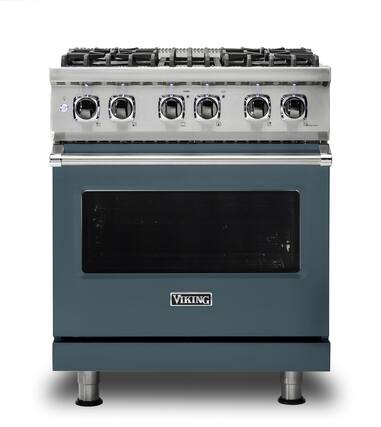 Front. Viking - 30-Inch Dual Fuel Freestanding Range - Squall.