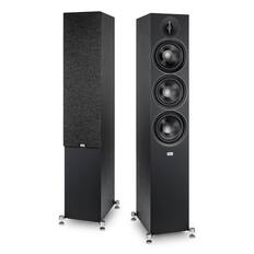 Front. ELAC - ELAC DF63 Debut 3.0 6.5 Inch Floorstanding Speaker - Pair - Black.