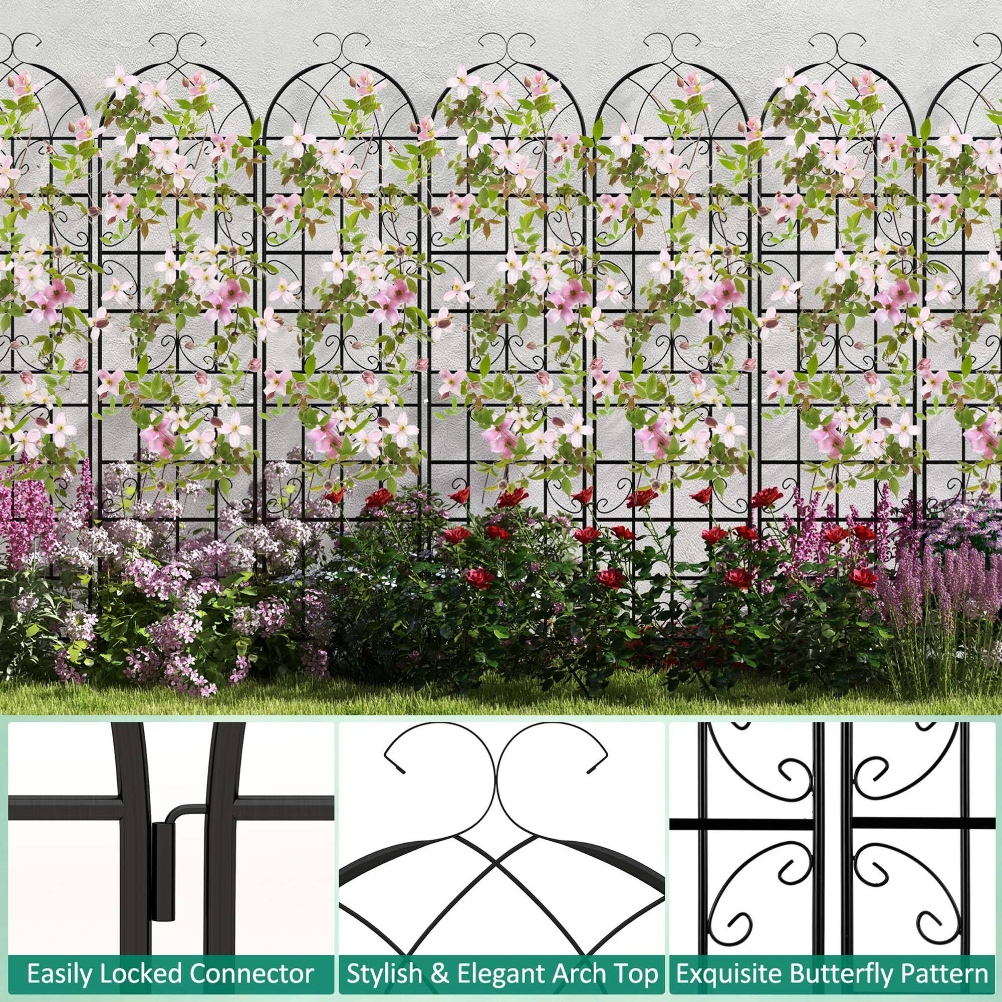 Easily Locked Connector  
Stylish & Elegant Arch Top  
Exquisite Butterfly Pattern