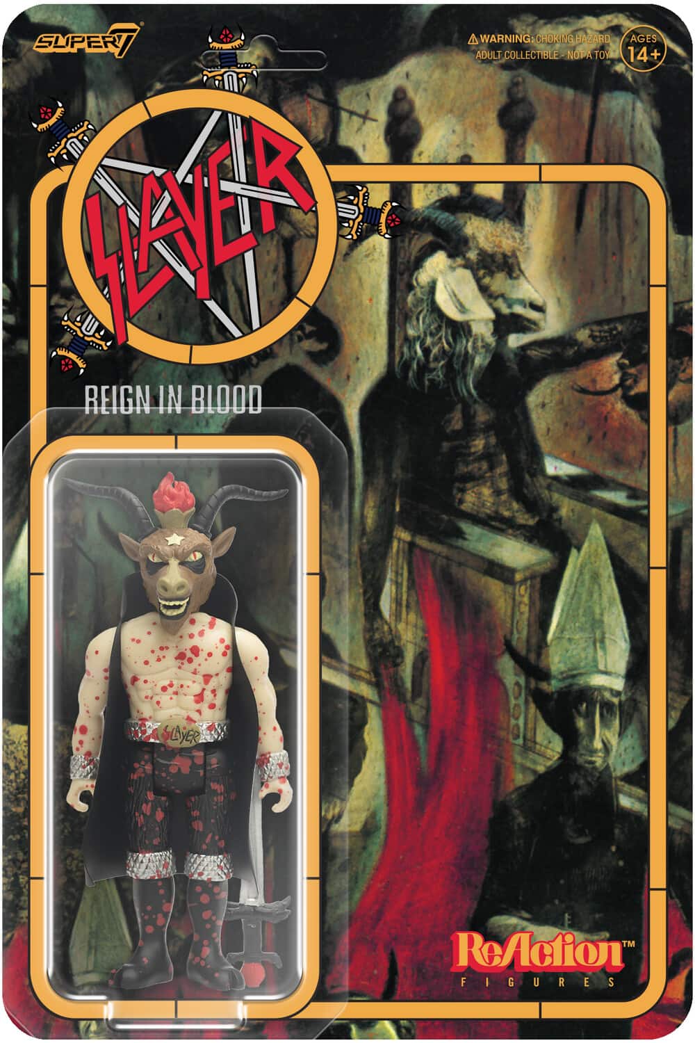 Slayer - Super7 - Slayer - ReAction Figures - Minotaur (Reign In Blood) (Exclusive) - COLLECTABLES - Multicolor