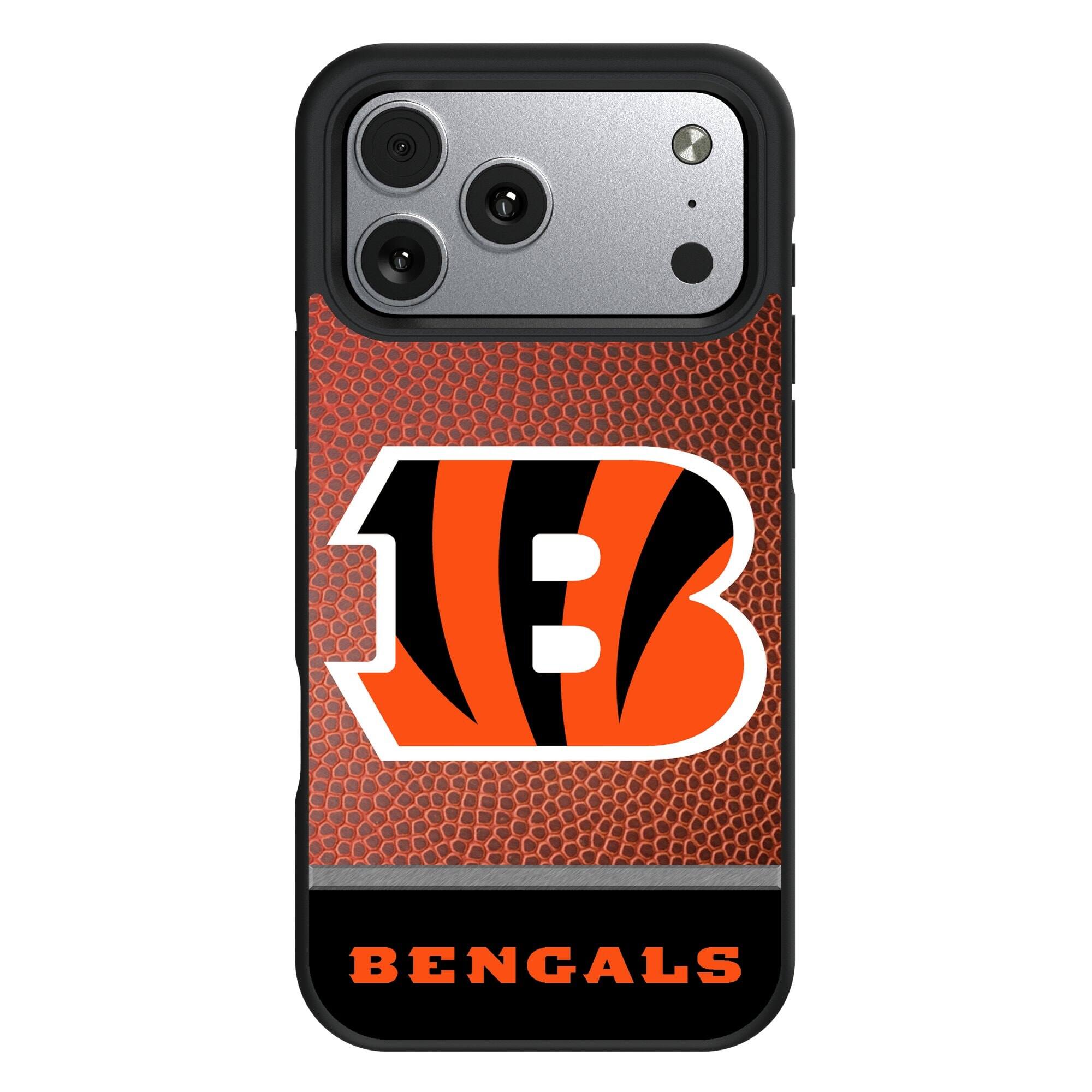 Front. Keyscaper - Cincinnati Bengals Bump Case with 8.2ft Drop Protection - 15 - Multicolor.