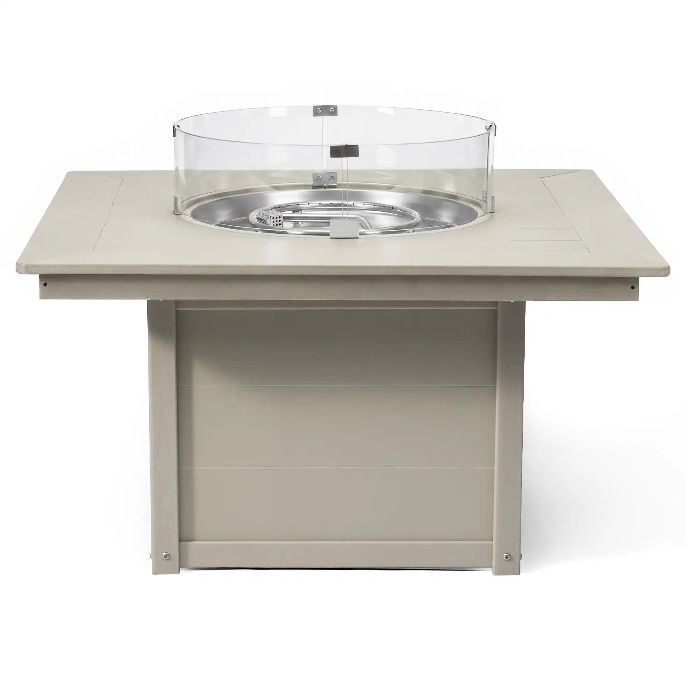 Back. WestinTrends - WestinTrends Helios 42" Modern Outdoor Patio Propane Square Fire Pit Table - Sand.