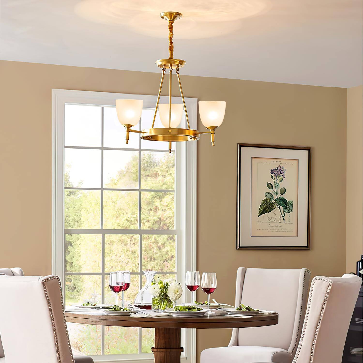 Alt View 4. Earthley Blooms - Pack Frosted Glass Shade Replacements Ceiling Fan Light Covers Globes Lampshades For Chandelier high diamet - White Frosted Glass Shade 5 Count (Pack of 1).