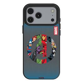 Keyscaper - Marvel Grid MagSafe Compatible Phone Case - Apple iPhone 17 Pro Max - Avengers