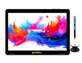 LINSAY - 10.1" Octa Core 256GB Storage Android 15 Tablet with POP Holder & Pen Stylus - Black
