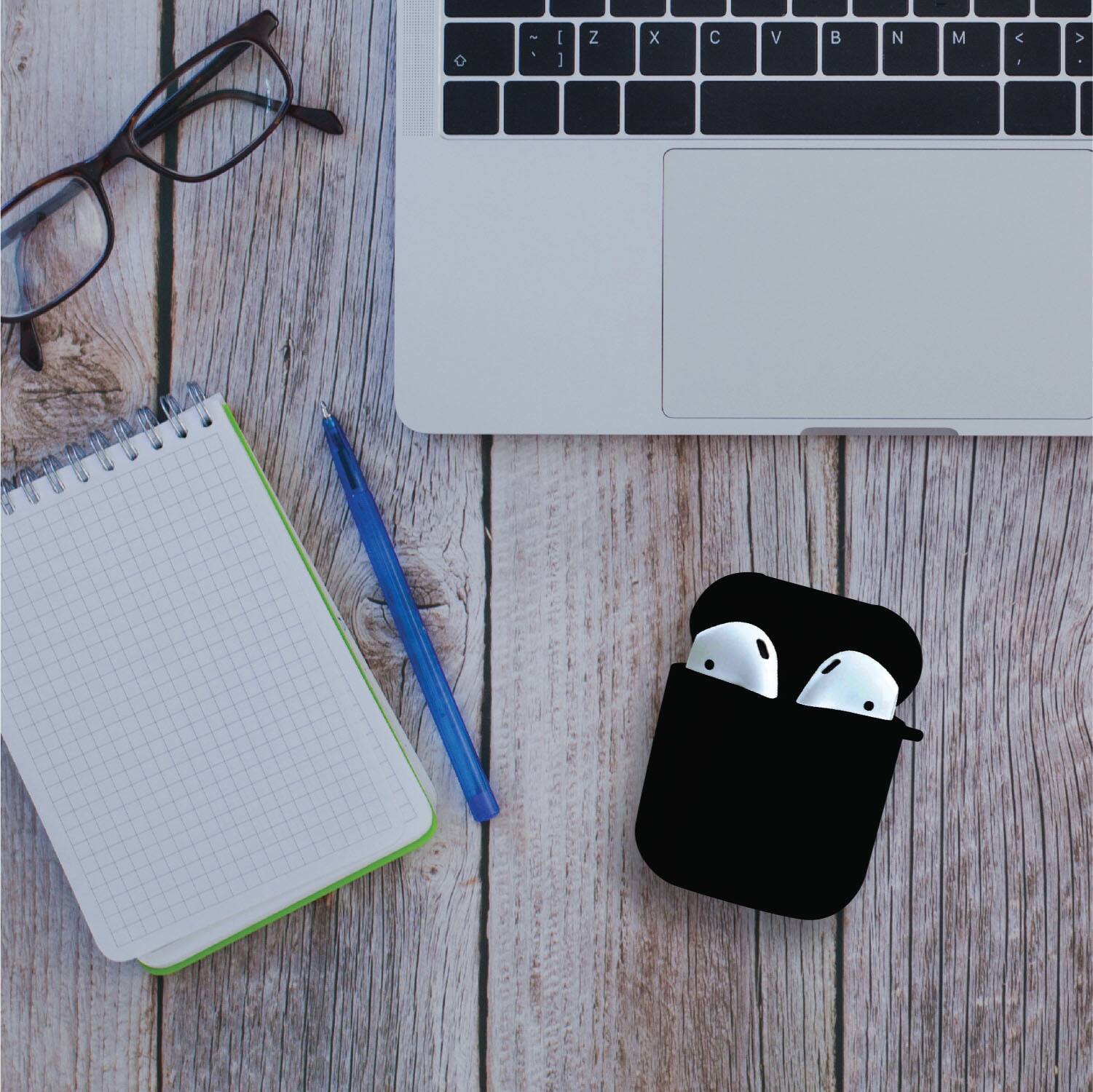 Alt View 1. OTM Essentials - AirPods Case - Black.
