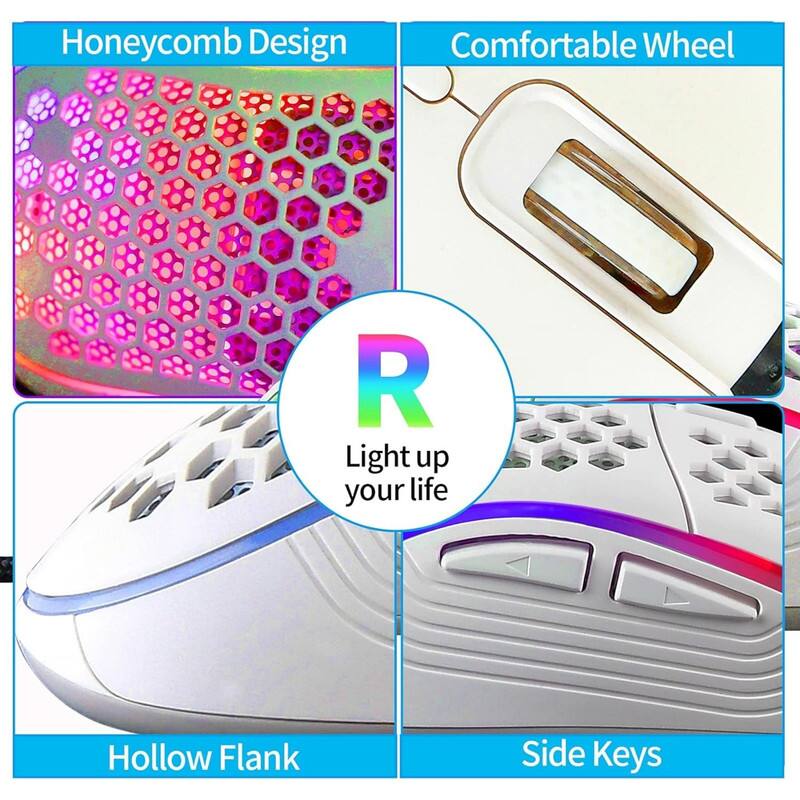 Honeycomb Design  
Comfortable Wheel  
Hollow Flank  
Side Keys  

Light up your life