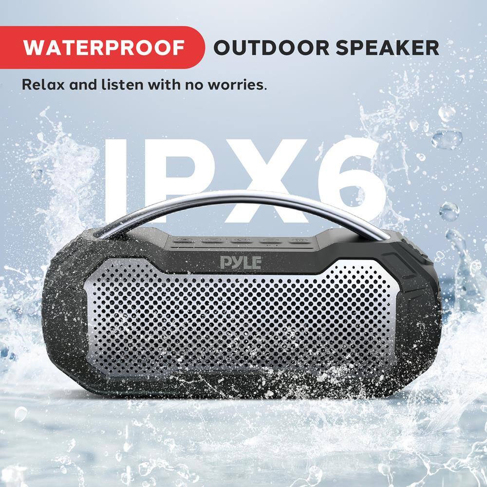 WATERPROOF  
OUTDOOR SPEAKER  
Relax and listen with no worries.  
IPX6  
PYLE
