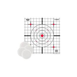 Birchwood Casey - BC-37216T EZE-Scorer Thermal Optic Sight-in TargetS, Pack of 4 - White