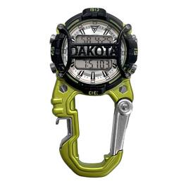 Dakota - PELZ 12 in 1 Multi Tool Carabiner, Folding Tool Kit, Keychain Multitool, Bottle Opener, Phone Holder for Everyday Use - Green