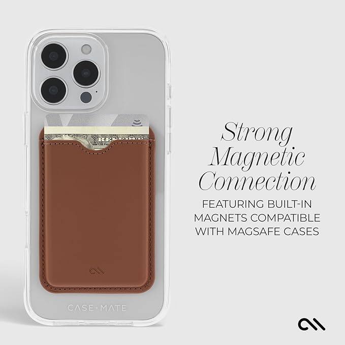 Strong Magnetic Connection  
FEATURING BUILT-IN MAGNETS COMPATIBLE WITH MAGSAFE CASES  

CASE·MATE