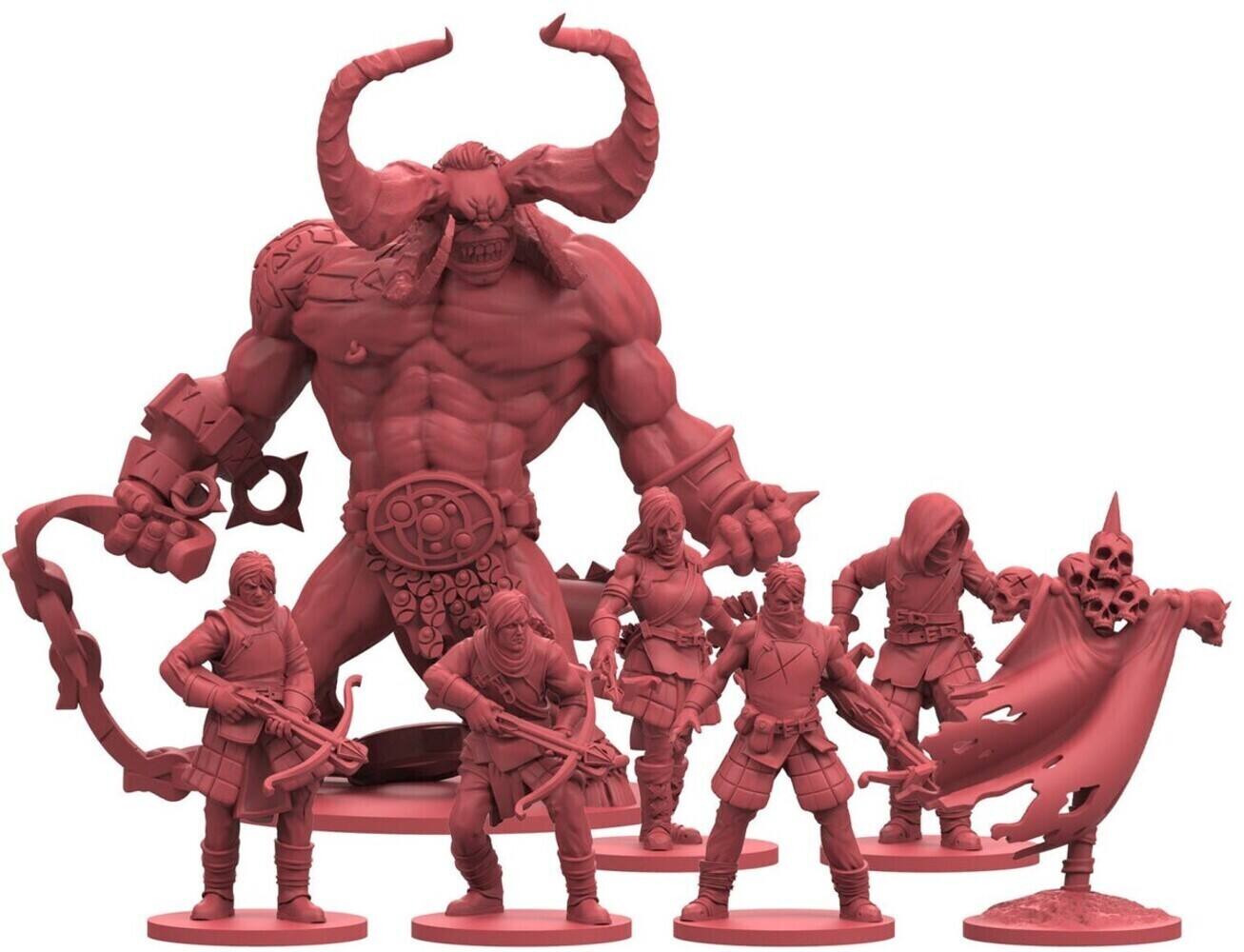 Back. Steamforged - Steamforged Games Godtear: Rangosh, Scourge of The Broken Plains Champions Set.