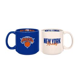 Logo Brands - New York Knicks 2-Pack 15oz. Stackable Mug Set - Multicolor