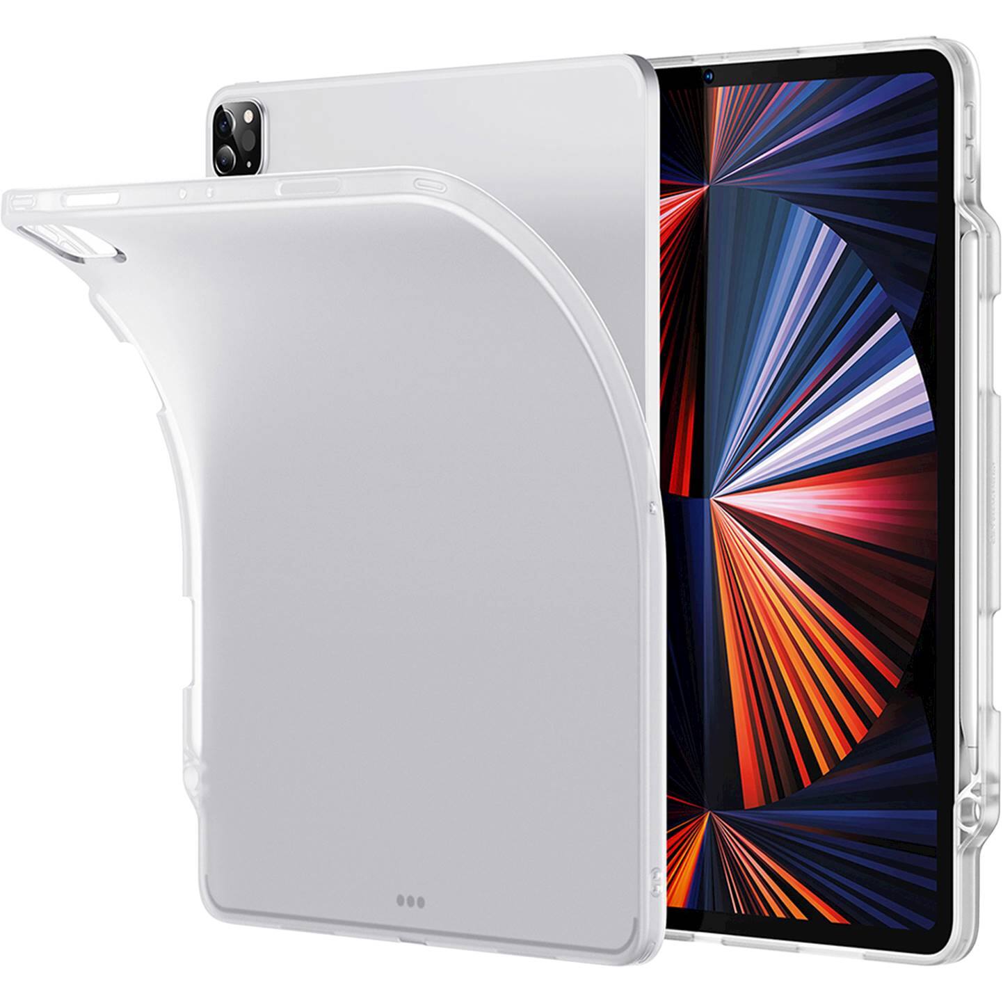 Alt View 14. SaharaCase - Hybrid Flex Series Case for Apple iPad Pro 12.9 (4th, 5th, and 6th Gen 2020-2022) - Clear.