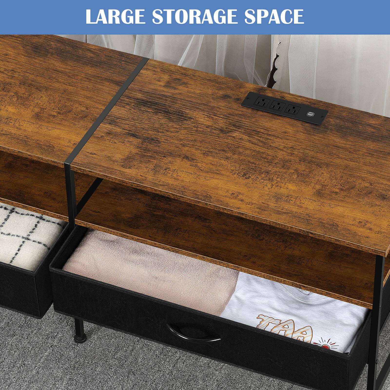 LARGE STORAGE SPACE
